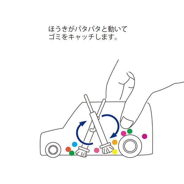 מיני מכונית לניקוי השולחן - כחול-Midori-Shoppu