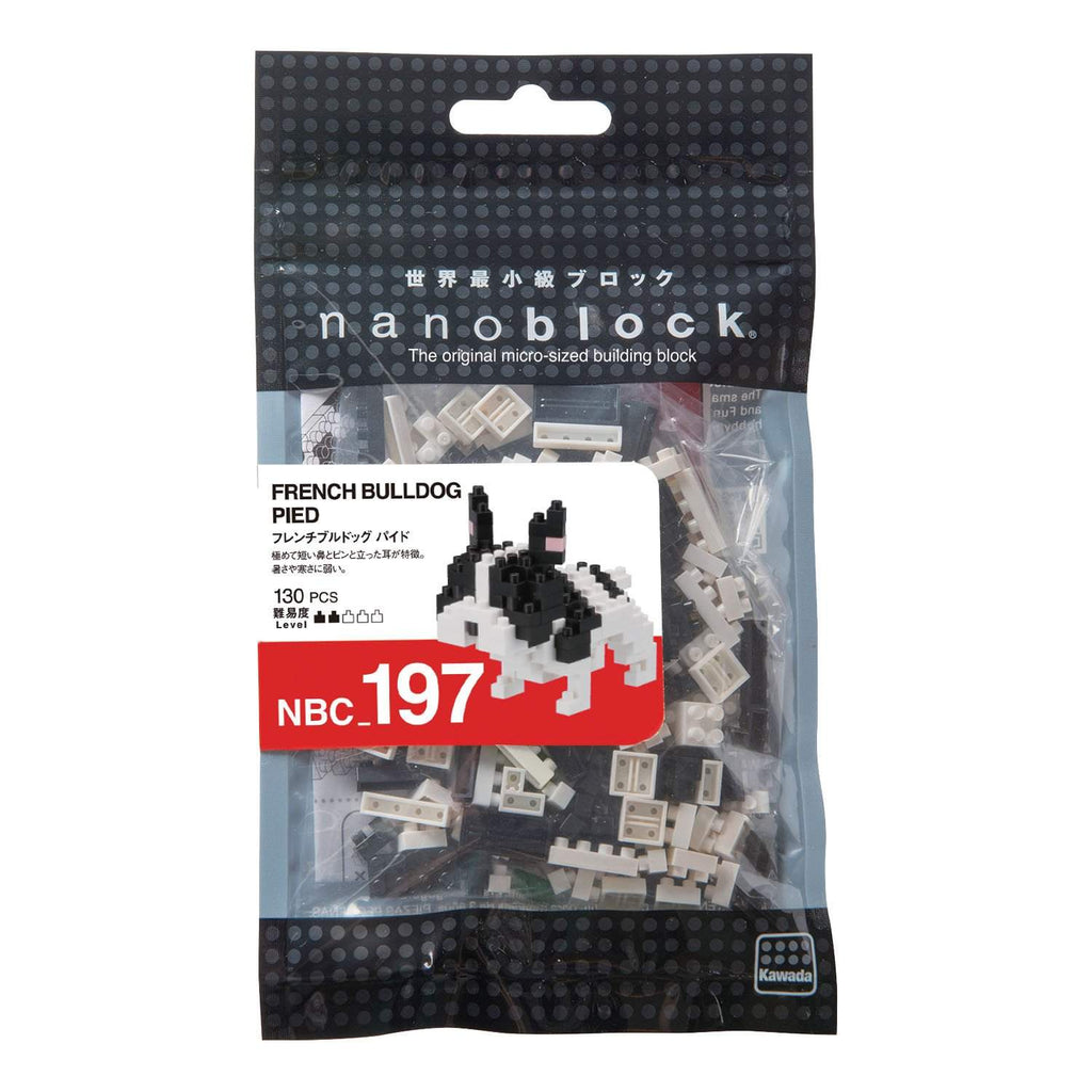 ננובלוק - בולדוג צרפתי / French Bulldog Pied NBC197-Nanoblock-Shoppu