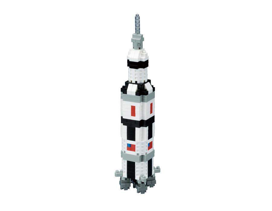 ננובלוק - טיל סטורן 5 / Saturn V Rocket NBH130-Nanoblock-Shoppu