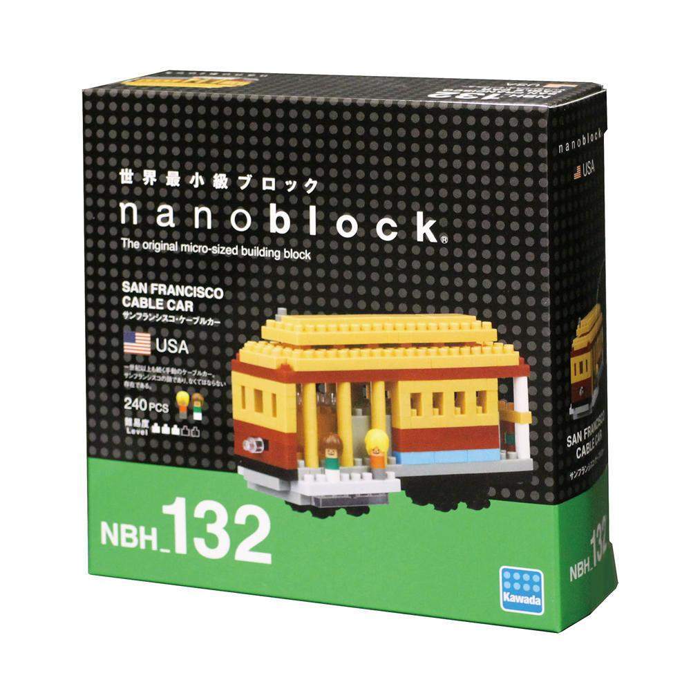 ננובלוק - רכבל בסן פרנסיסקו / San Francisco Cable Car NBH132-Nanoblock-Shoppu