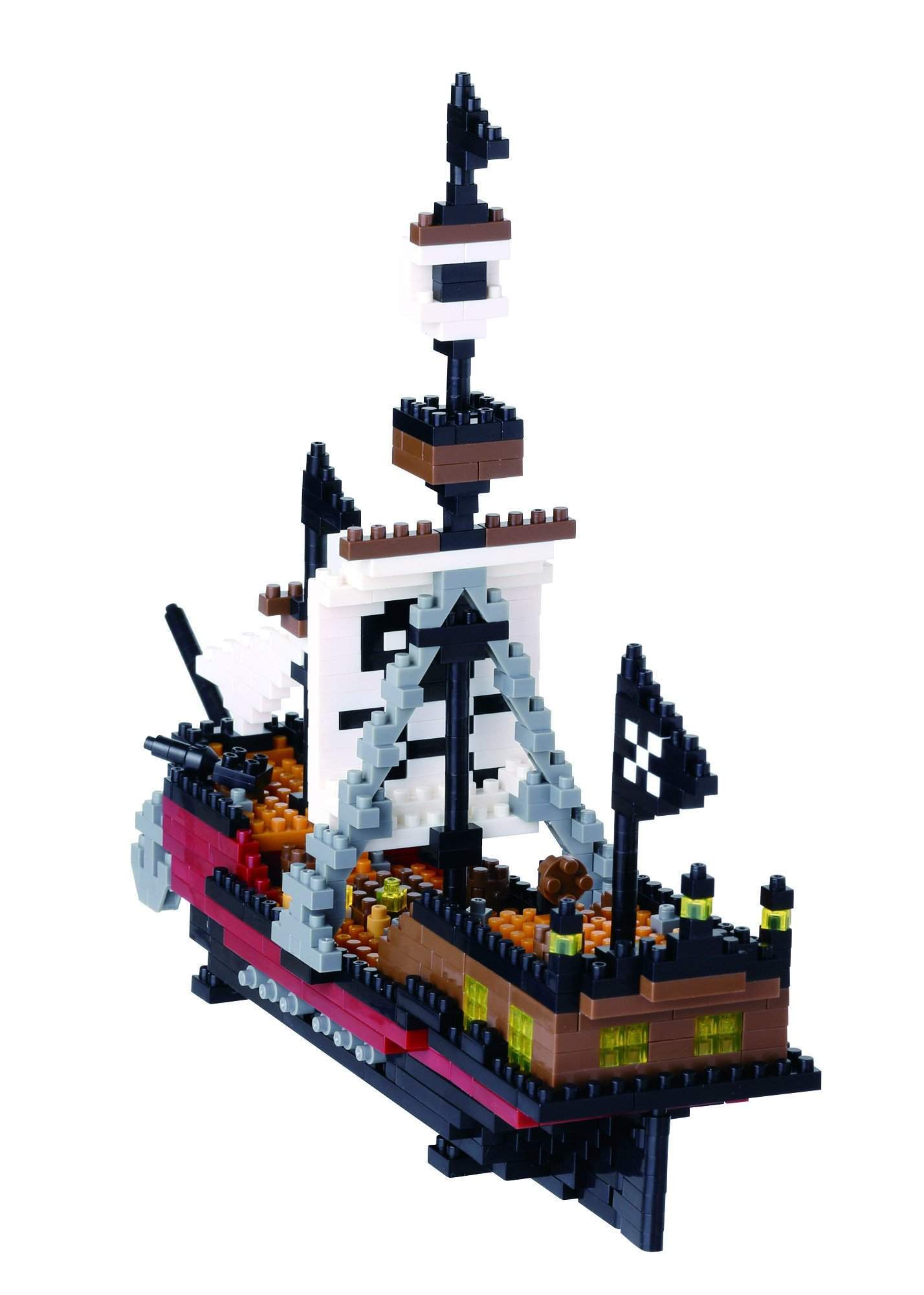 ננובלוק - ספינת פיראטים / Pirate Ship NBM011-Nanoblock-Shoppu