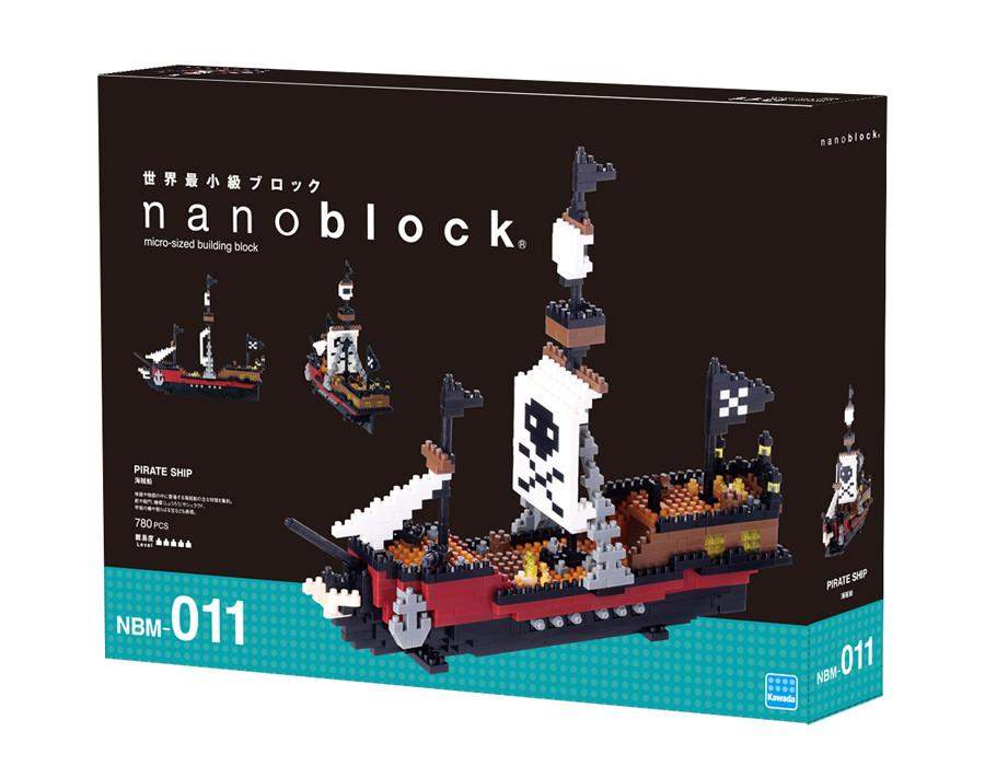 ננובלוק - ספינת פיראטים / Pirate Ship NBM011-Nanoblock-Shoppu