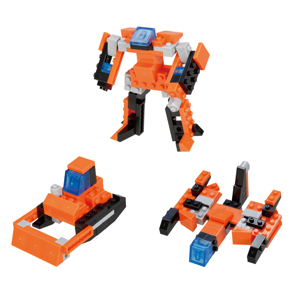 ננובלוק+ - בולדוזר / Bulldozer BPH019-Nanoblock-Shoppu