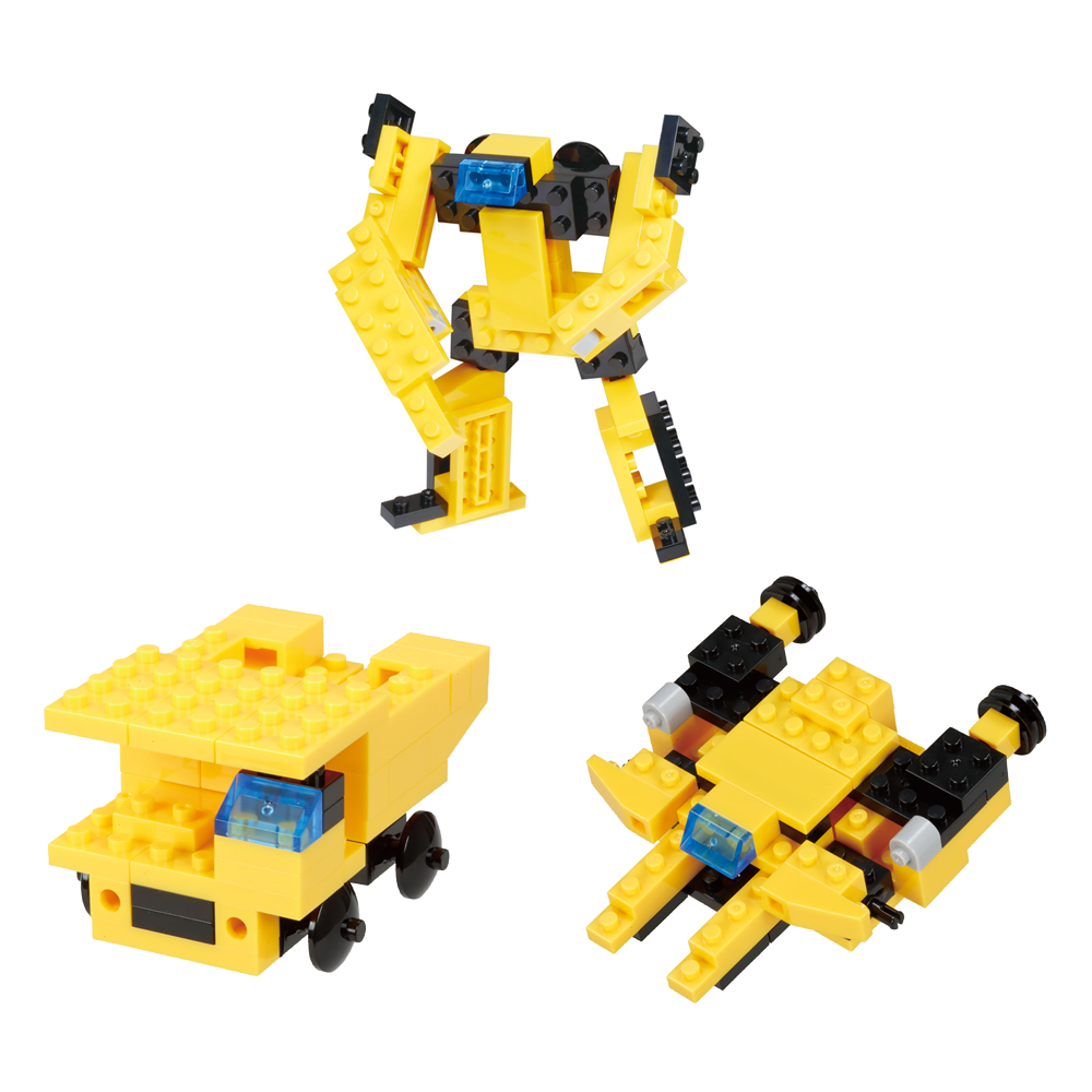 ננובלוק+ - משאית זבל / Dump Truck BPH020-Nanoblock-Shoppu