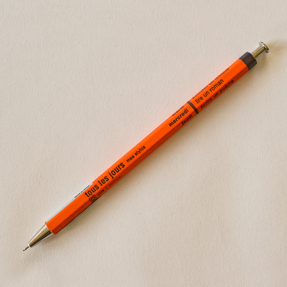 עט מכני Days Pen - כתום-Marks-Shoppu