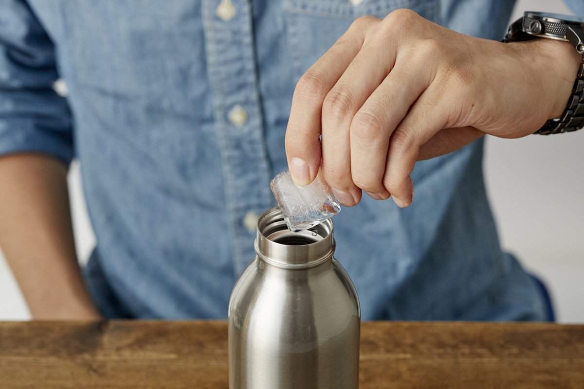 בקבוק תרמי 450 מ"ל - תכלת-mosh!-Shoppu