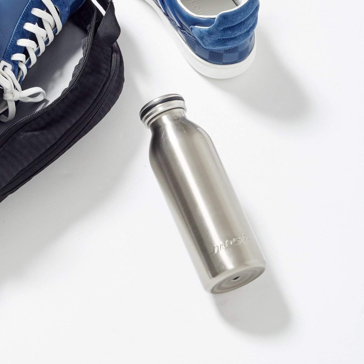 בקבוק תרמי 450 מ"ל - כסוף-mosh!-Shoppu