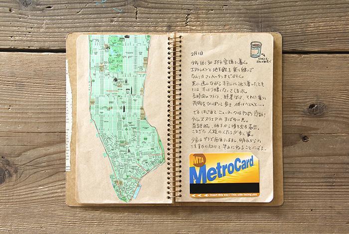 מחברת ספירלה A6- גמל דפים חומים / DW Craft-Midori-Shoppu