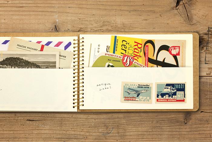 מחברת ספירלה B6- קנגורו דפי כיס/ Paper Pocket-Midori-Shoppu