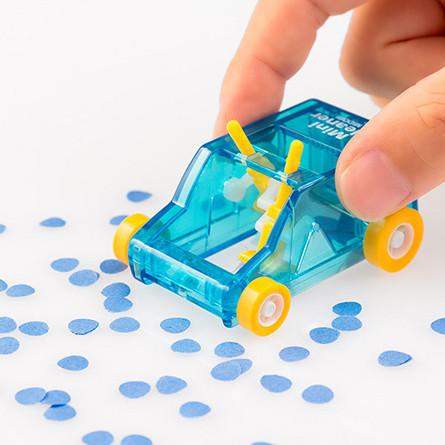 מיני מכונית לניקוי השולחן - כחול-Midori-Shoppu