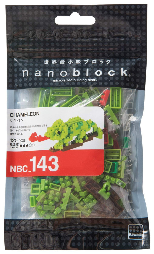 ננובלוק- זיקית / Chameleon NBC143-Nanoblock-Shoppu