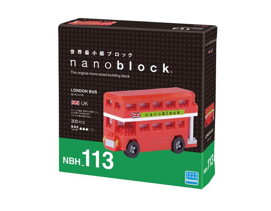 ננובלוק - אוטובוס לונדוני / London Bus NBH113-Nanoblock-Shoppu