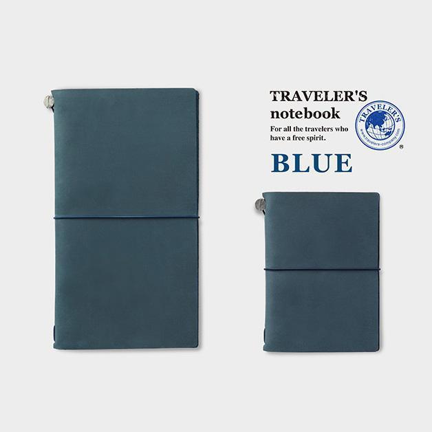 מחברת מסע גדולה כחולה- Traveler's Blue Notebook-Midori-Shoppu