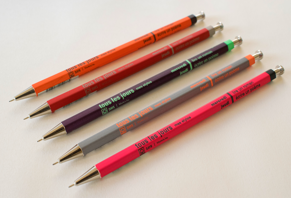 עט מכני Days Pen - כתום-Marks-Shoppu