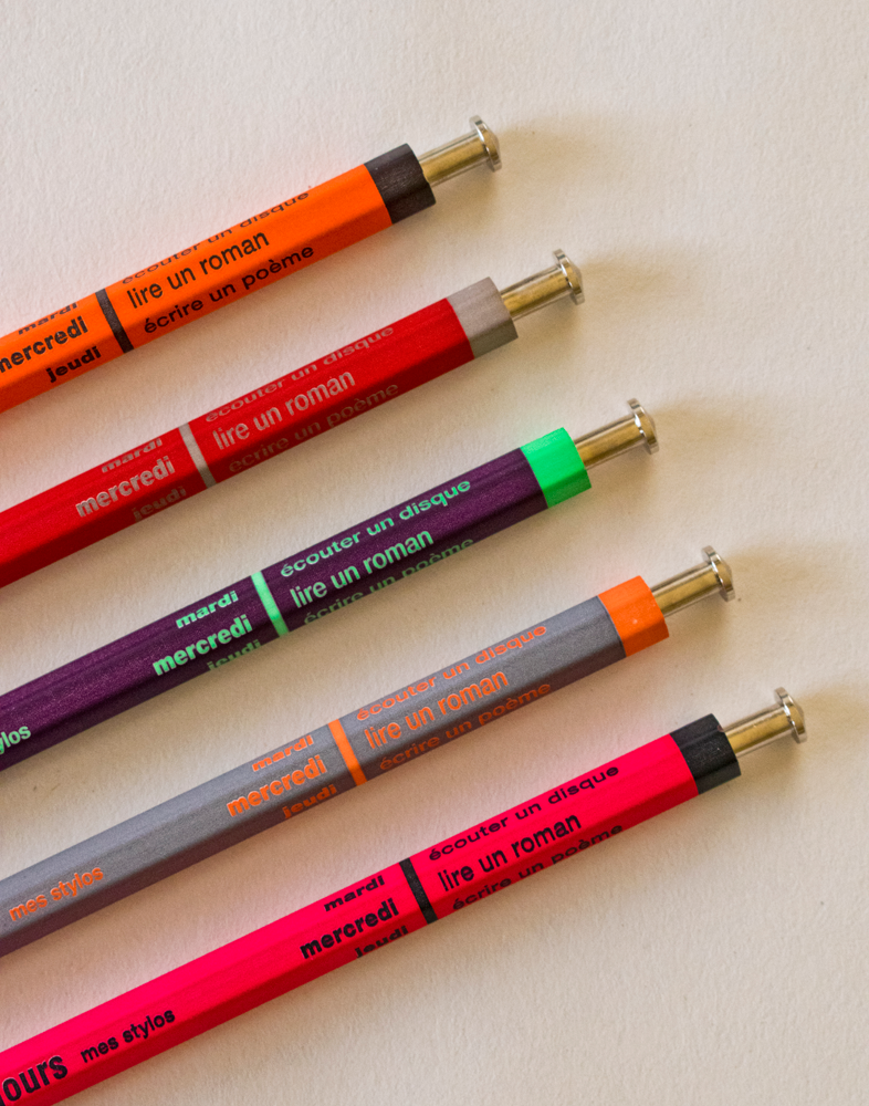 עט מכני Days Pen - ורוד-Marks-Shoppu