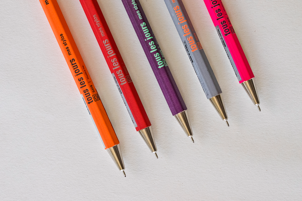 עט מכני Days Pen - סגול-Marks-Shoppu