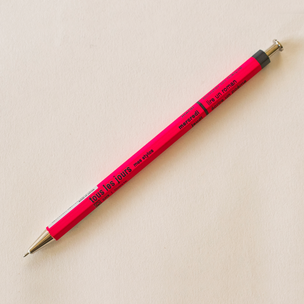 עט מכני Days Pen - ורוד-Marks-Shoppu