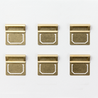 סימניות מיון לתיקיות ומסמכים מפליז-Clips Brass-Midori-Shoppu