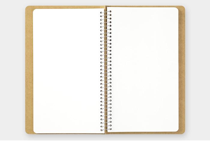 מחברת ספירלה A5- דוב קוטב דפים לבנים/ MD White-Midori-Shoppu