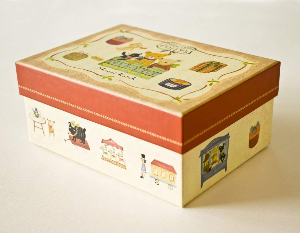 קופסת קרטון מלכותית - בובות דובים / Bear Dolly-Shinzi Katoh - IWT-Shoppu